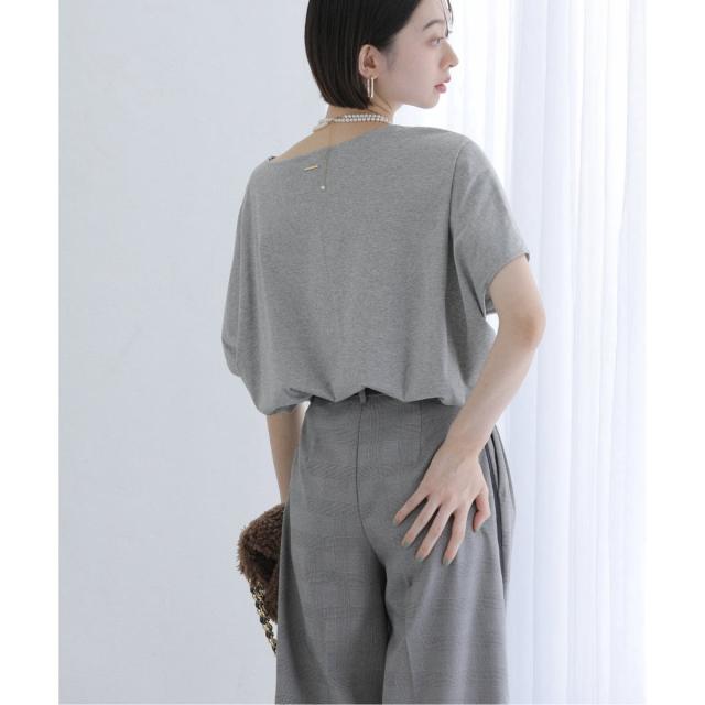 ラ トータリテ（La TOTALITE）/《WEB限定》【洗える】汗染み防止カーブヘムカットソー