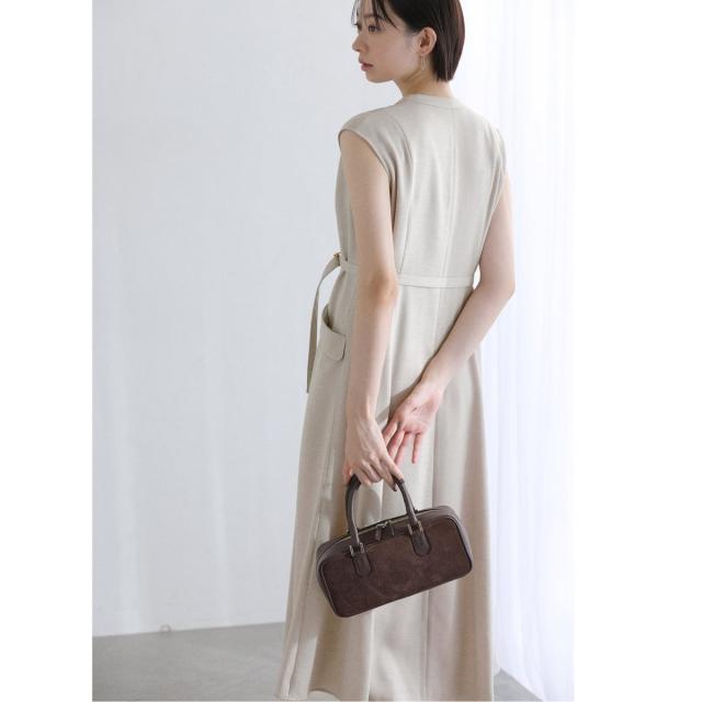 ラ トータリテ（La TOTALITE）/《追加》【洗える】アシメラペルツイルワンピース