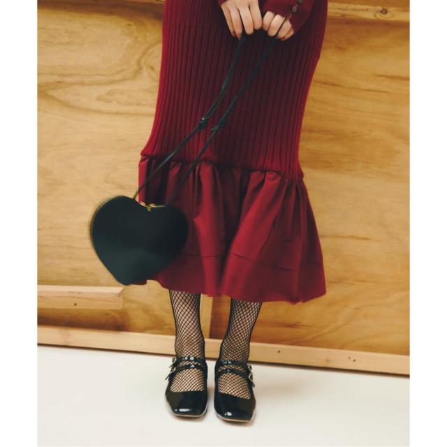 ラ トータリテ（La TOTALITE）/【洗える】裾ドッキングニットワンピース