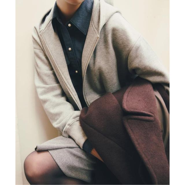 ラ トータリテ（La TOTALITE）/《WEB限定》【洗える】裏毛ZIPパーカー