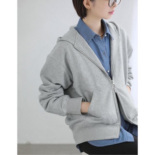 ラ トータリテ（La TOTALITE）/《WEB限定》【洗える】裏毛ZIPパーカー