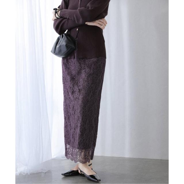 ラ トータリテ（La TOTALITE）/《WEB限定》マキシレースタイトスカート