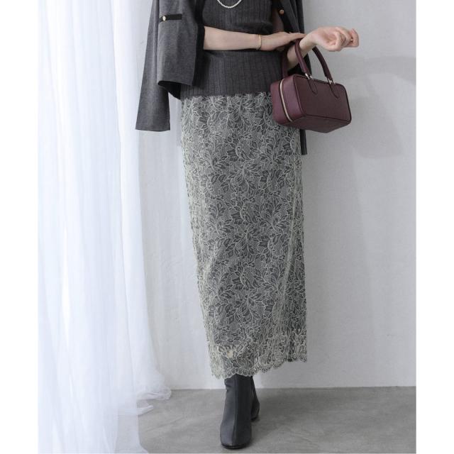 ラ トータリテ（La TOTALITE）/《WEB限定》マキシレースタイトスカート