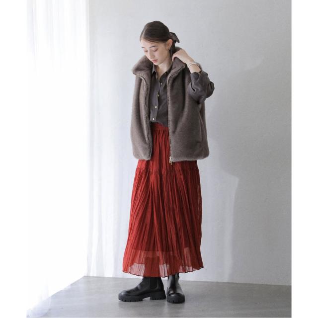 ラ トータリテ（La TOTALITE）/《追加》【洗える】シュシュSETピーチサテン起毛シャツ