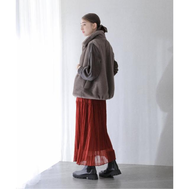 ラ トータリテ（La TOTALITE）/《追加》【洗える】シュシュSETピーチサテン起毛シャツ