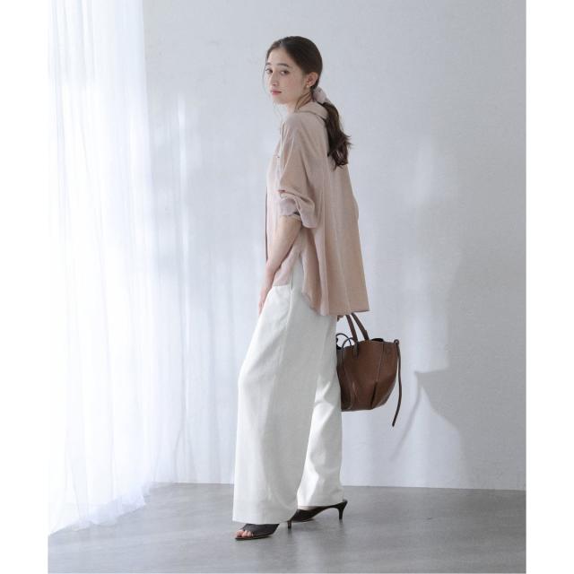 ラ トータリテ（La TOTALITE）/《追加》【洗える】シュシュSETピーチサテン起毛シャツ