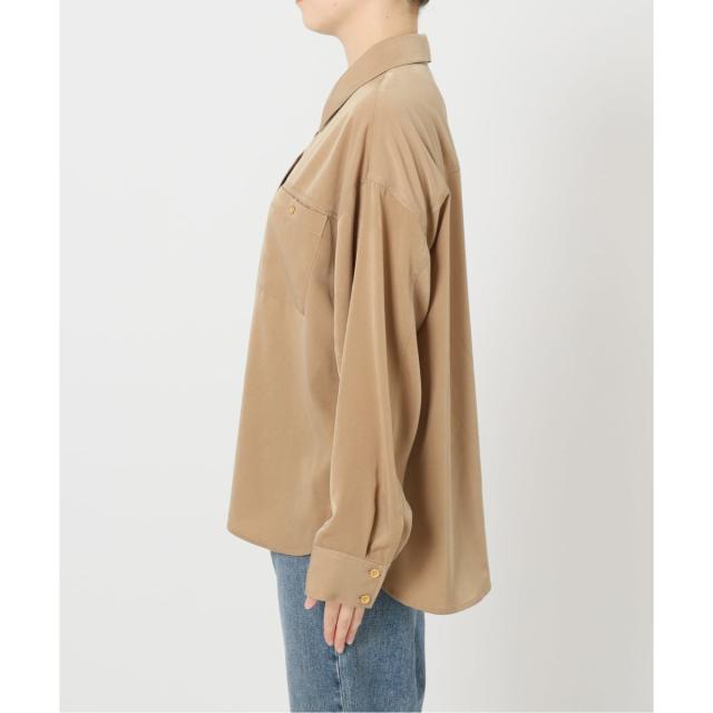 ラ トータリテ（La TOTALITE）/《追加》【洗える】シュシュSETピーチサテン起毛シャツ