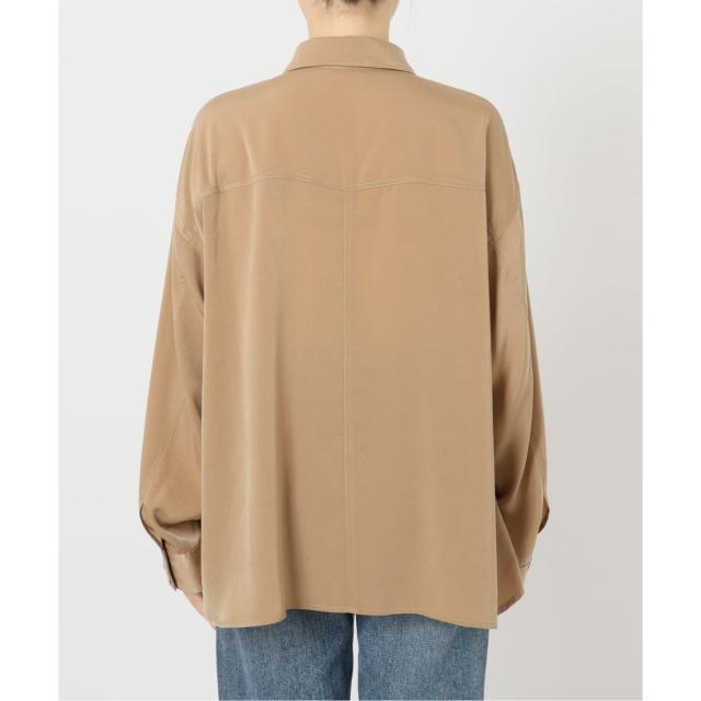 ラ トータリテ（La TOTALITE）/《追加》【洗える】シュシュSETピーチサテン起毛シャツ