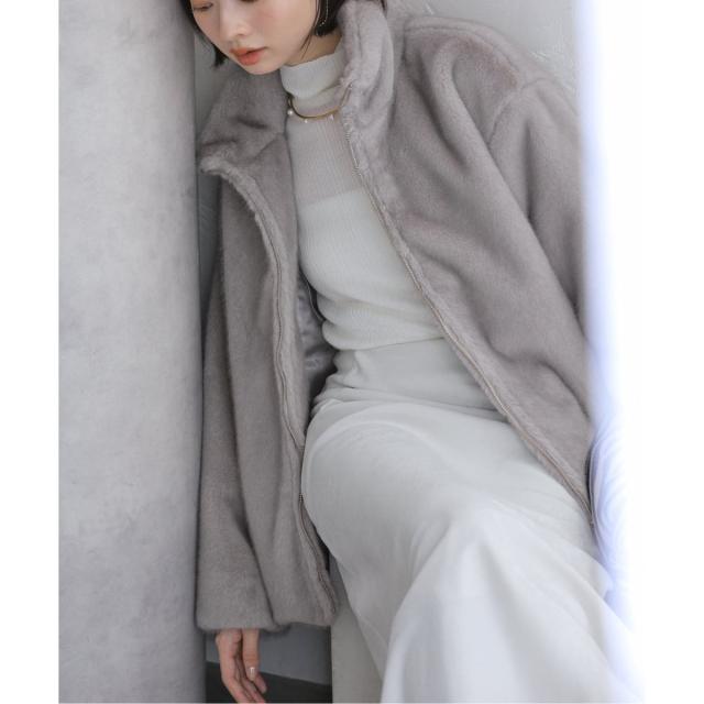 ラ トータリテ（La TOTALITE）/【洗える】フェイクファージップコート