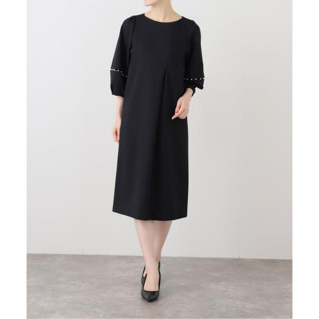 ラ トータリテ（La TOTALITE）/【洗える】パールスリーブサックワンピース
