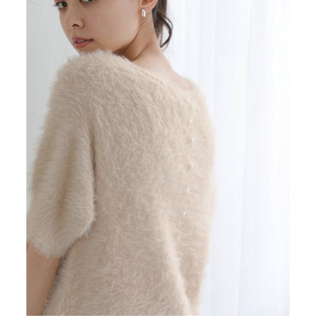 ラ トータリテ（La TOTALITE）/《WEB限定追加》【洗える】ファーバックパールプルオーバー