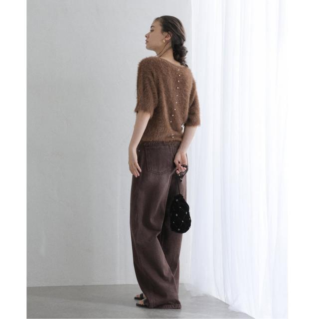 ラ トータリテ（La TOTALITE）/《WEB限定追加》【洗える】ファーバックパールプルオーバー