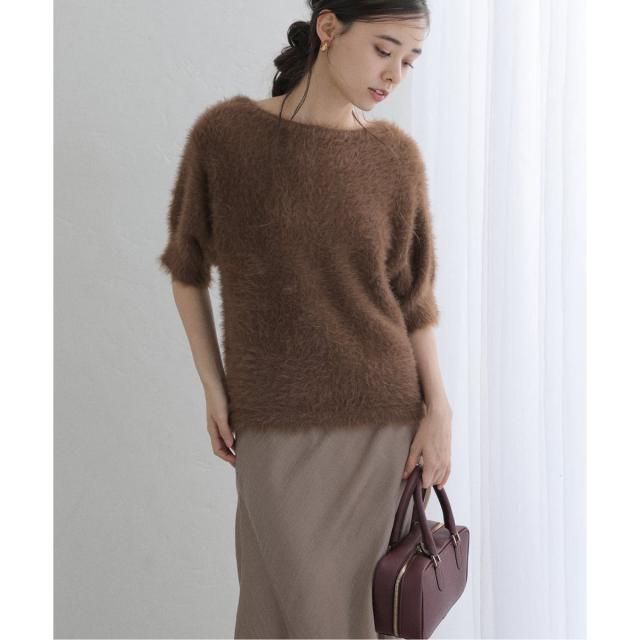 ラ トータリテ（La TOTALITE）/《WEB限定追加》【洗える】ファーバックパールプルオーバー