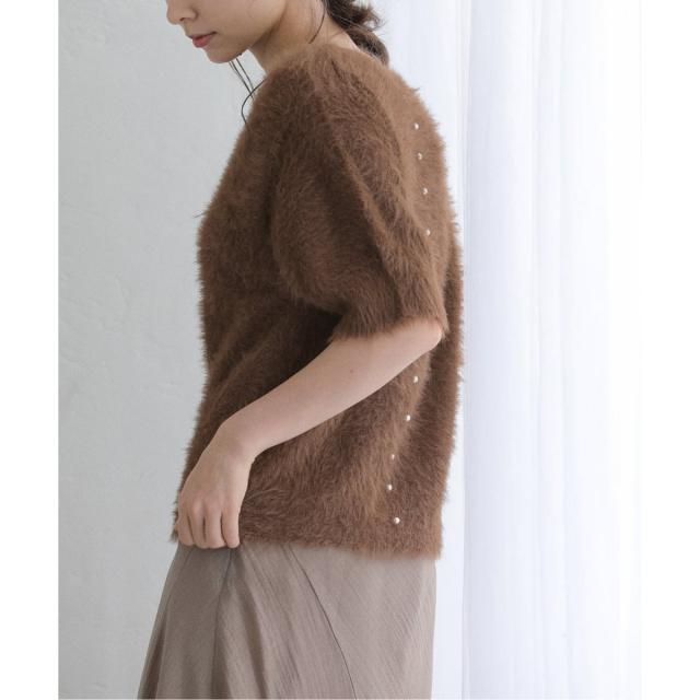 ラ トータリテ（La TOTALITE）/《WEB限定追加》【洗える】ファーバックパールプルオーバー