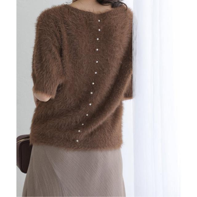 ラ トータリテ（La TOTALITE）/《WEB限定追加》【洗える】ファーバックパールプルオーバー