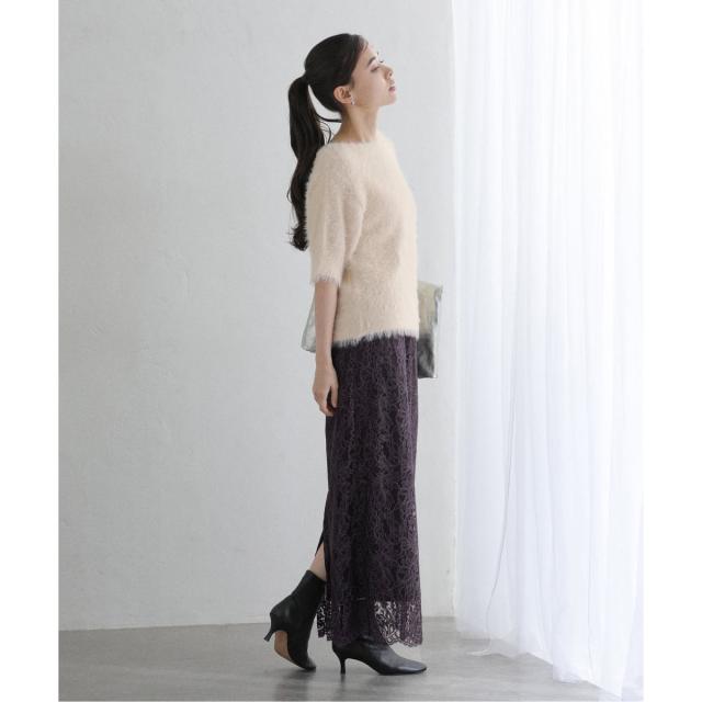 ラ トータリテ（La TOTALITE）/《WEB限定追加》【洗える】ファーバックパールプルオーバー