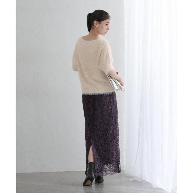 ラ トータリテ（La TOTALITE）/《WEB限定追加》【洗える】ファーバックパールプルオーバー