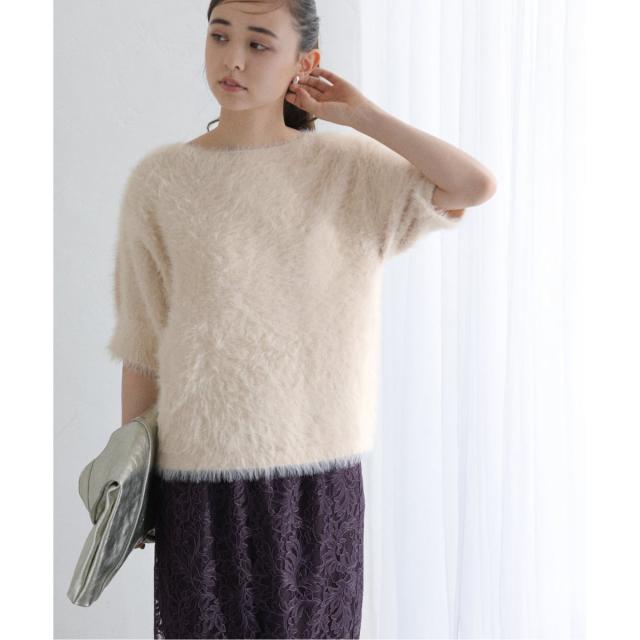 ラ トータリテ（La TOTALITE）/《WEB限定追加》【洗える】ファーバックパールプルオーバー