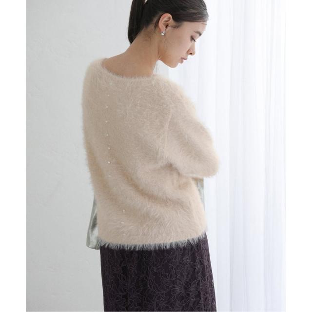 ラ トータリテ（La TOTALITE）/《WEB限定追加》【洗える】ファーバックパールプルオーバー