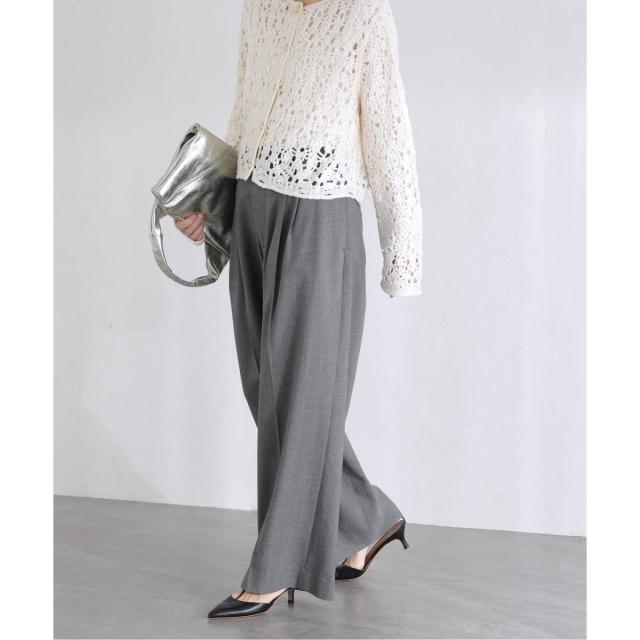 ラ トータリテ（La TOTALITE）/【洗える】タックワイドパンツ