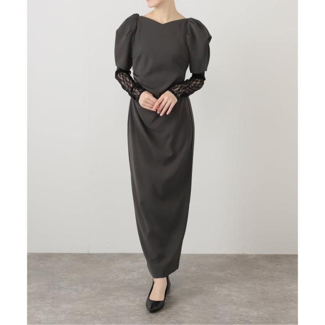 ラ トータリテ（La TOTALITE）/レースアームドレープドレス