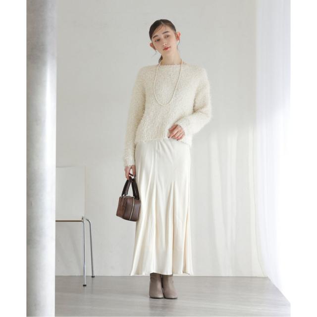 ラ トータリテ（La TOTALITE）/《予約》【洗える】ファンシーヤーンニットプルオーバー