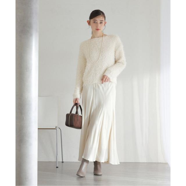 ラ トータリテ（La TOTALITE）/《予約》【洗える】ファンシーヤーンニットプルオーバー