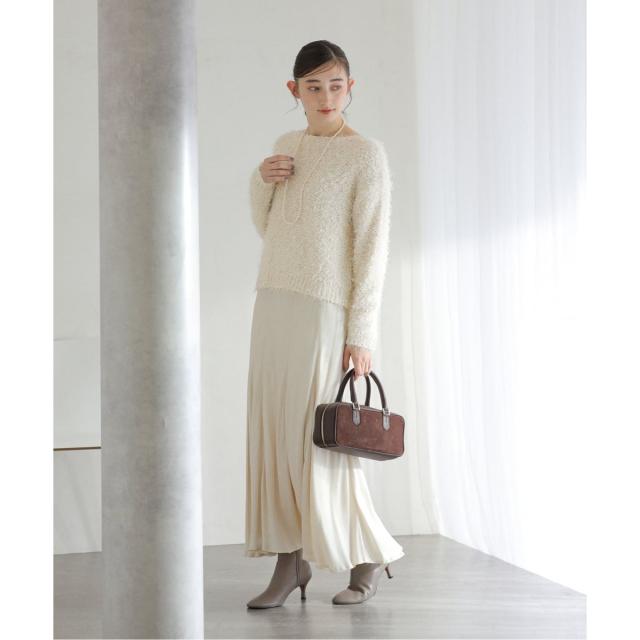 ラ トータリテ（La TOTALITE）/《予約》【洗える】ファンシーヤーンニットプルオーバー