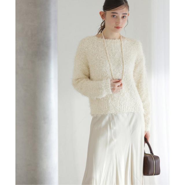 ラ トータリテ（La TOTALITE）/《予約》【洗える】ファンシーヤーンニットプルオーバー