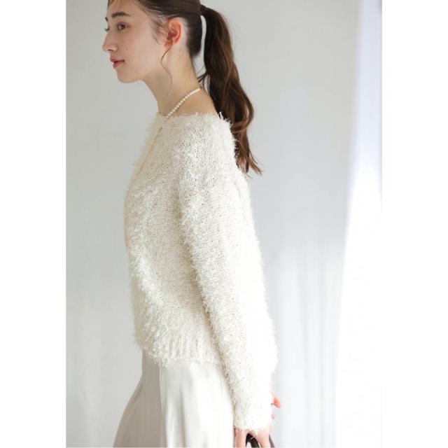 ラ トータリテ（La TOTALITE）/《予約》【洗える】ファンシーヤーンニットプルオーバー