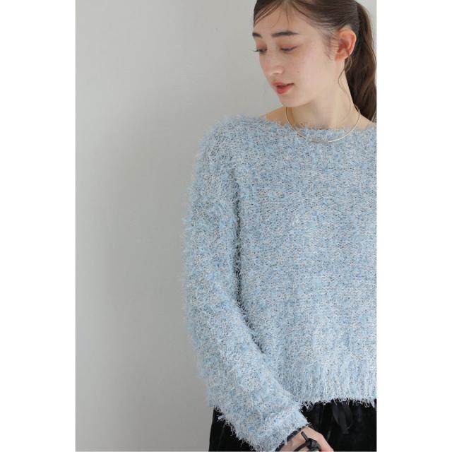 ラ トータリテ（La TOTALITE）/《予約》【洗える】ファンシーヤーンニットプルオーバー
