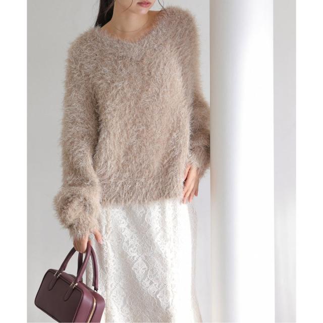 ラ トータリテ（La TOTALITE）/《追加予約》【洗える】2WAYフェザーニット