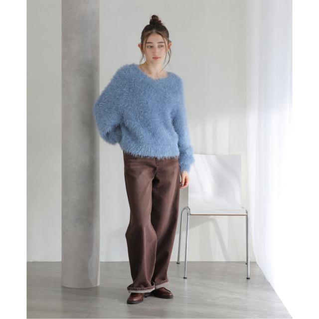 ラ トータリテ（La TOTALITE）/《追加予約》【洗える】2WAYフェザーニット