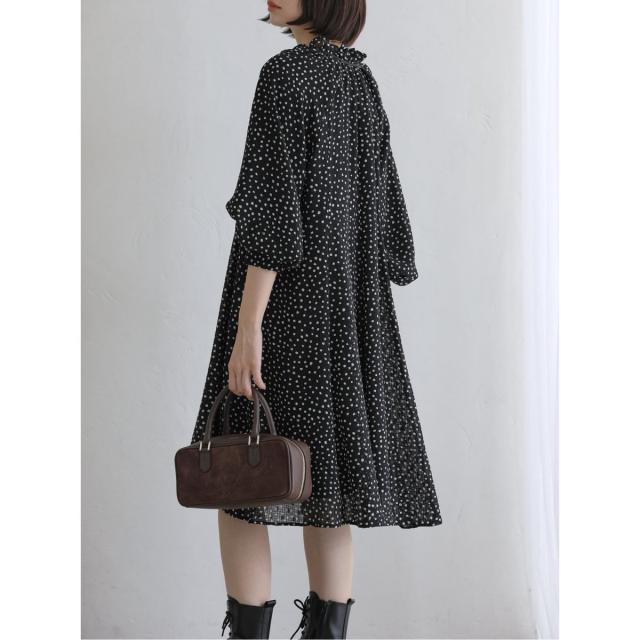 ラ トータリテ（La TOTALITE）/《追加予約》【洗える】ドットミニワンピース