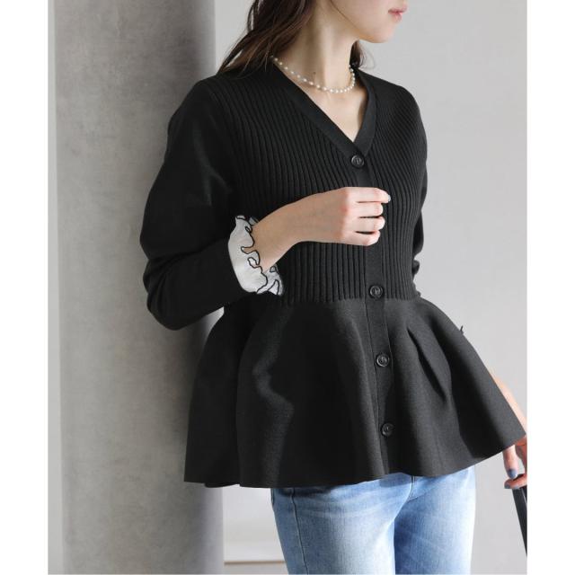 【NEW】ラ トータリテ（La TOTALITE）/【洗える】ペプラムニット