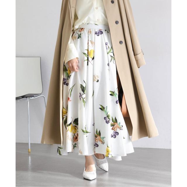 ラ トータリテ（La TOTALITE）/【洗える】ボタニカルプリントスカート