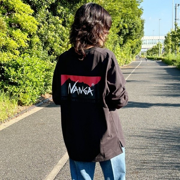グランドパーク（Grand PARK）/NANGA ×Grand PARK/ナンガ×グランドパーク別注バックプリントロングスリーブTシャツ_2