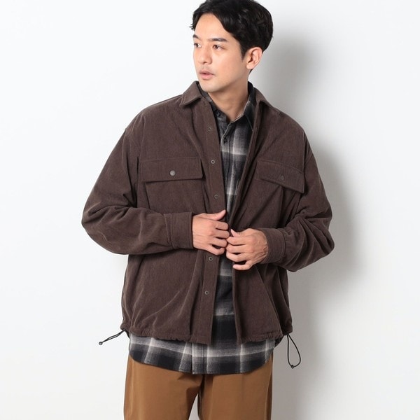 グランドパーク（Grand PARK）/BROOKLYN OVERALL＜ブルックリンオーバーオール＞ポリコール裏起毛マルチシャツ