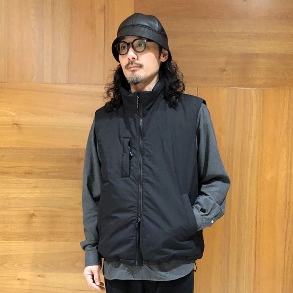 グランドパーク（Grand PARK）/THERMOLITE（サーモライト）スタンドカラー中綿ベスト