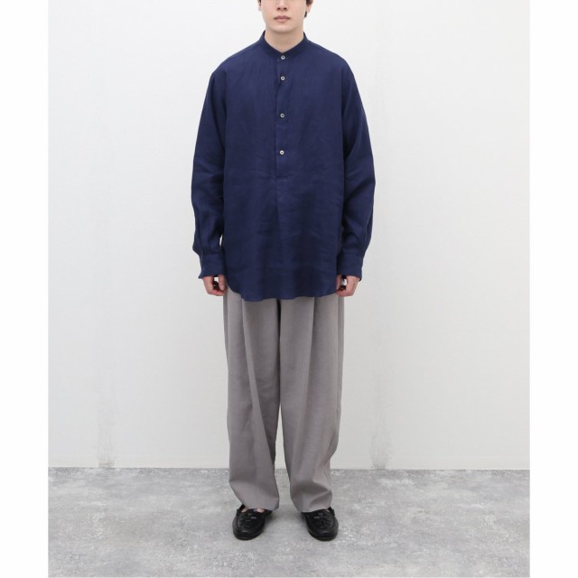 MARKAWARE / マーカウェア】BAND COLLAR PULL-OVER SHIRT