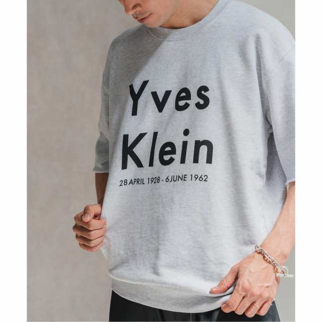 エディフィス（EDIFICE）/YVES KLEIN(イヴ クライン) 別注 グラフィック プリント スウェット Tシャツ