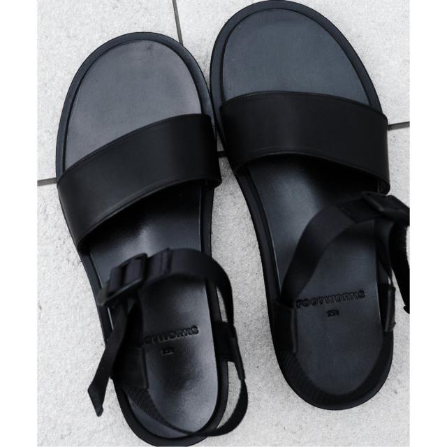 エディフィス（EDIFICE）/FOOT WORKS (フットワークス) スムースレザーサンダル F01−0002の通販は