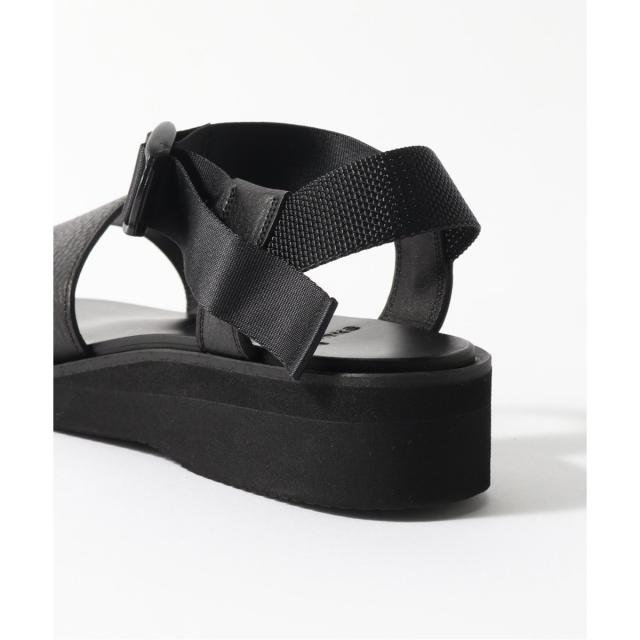 エディフィス（EDIFICE）/FOOT WORKS (フットワークス) グレインレザーサンダル F01−0003の通販は