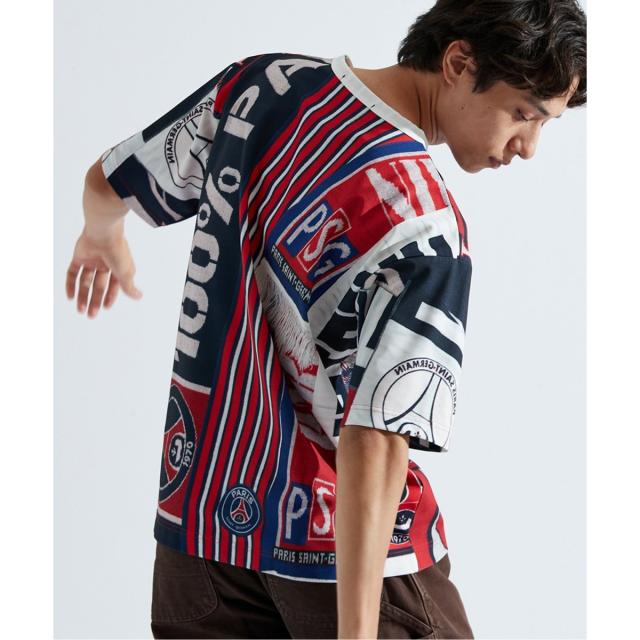 エディフィス（EDIFICE）/【PSG / パリ・サン＝ジェルマン】 JP Vintage Scarf Printed T−shiの通販はTシャツ