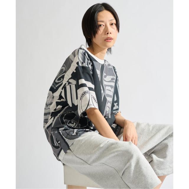エディフィス（EDIFICE）/【PSG / パリ・サン＝ジェルマン】 JP Vintage Scarf Printed T−shiの通販は