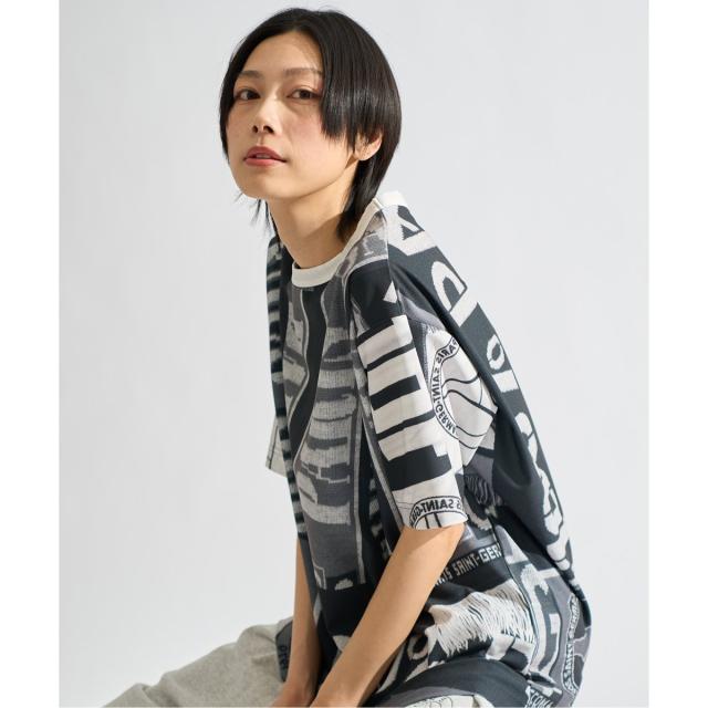 エディフィス（EDIFICE）/【PSG / パリ・サン＝ジェルマン】 JP Vintage Scarf Printed T−shiの通販は