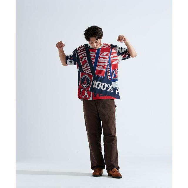 エディフィス（EDIFICE）/【PSG / パリ・サン＝ジェルマン】 JP Vintage Scarf Printed T−shiの通販は