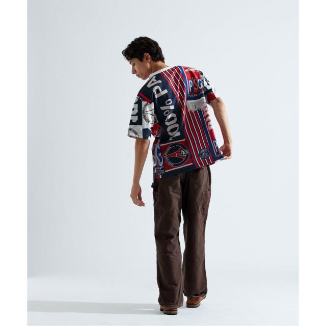 エディフィス（EDIFICE）/【PSG / パリ・サン＝ジェルマン】 JP Vintage Scarf Printed T−shiの通販は