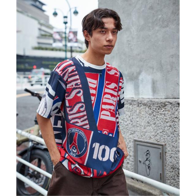 エディフィス（EDIFICE）/【PSG / パリ・サン＝ジェルマン】 JP Vintage Scarf Printed T−shiの通販は