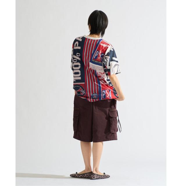 エディフィス（EDIFICE）/【PSG / パリ・サン＝ジェルマン】 JP Vintage Scarf Printed T−shiの通販は